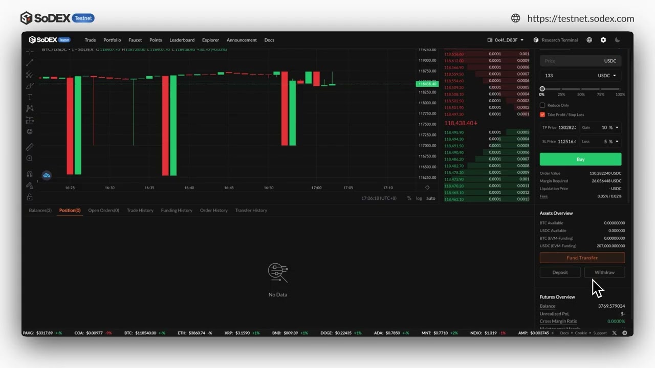 How to Use SoDEX New Perpetual Futures Feature