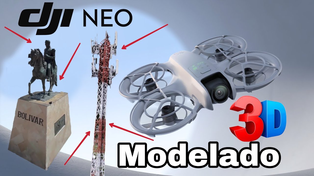 Modelado 3D con DJI NEO mini Drone en Español
