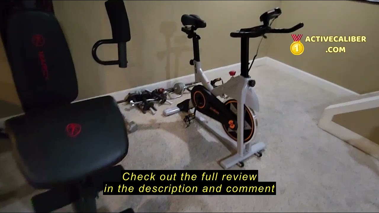 Review POOBOO Exercise Bike, Stationary Bike for Home Gym, Indoor Cycling Bike w/Comfortable Seat Cu