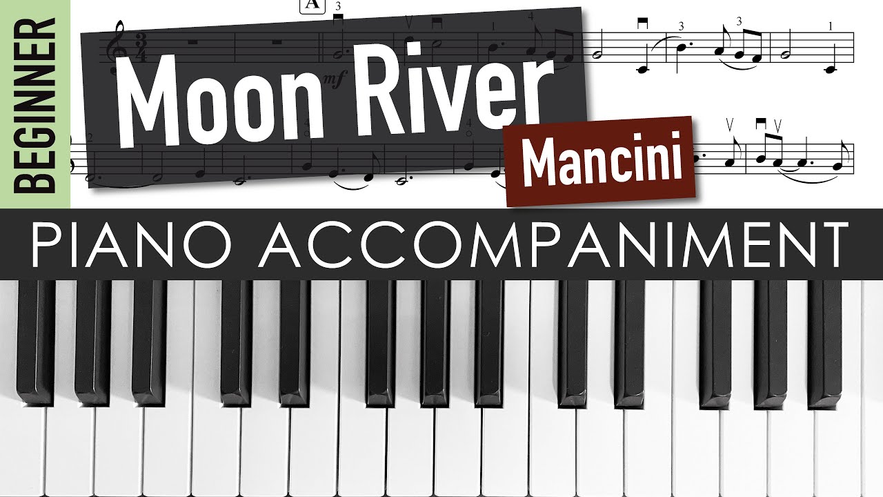 Moon River Henry Mancini | Piano Accompaniment | Violin Sheet Music