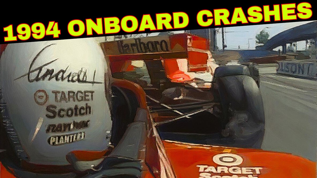 1994 CART Season - Every Onboard Crash + Incident