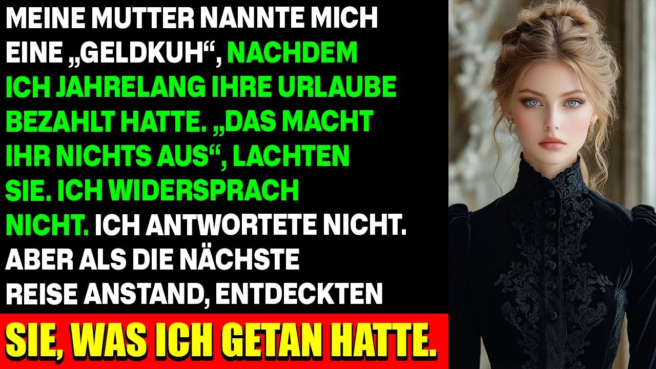 Melkkuh‘ nannte mich meine Mutter – dabei zahlte ich ihren Urlaub