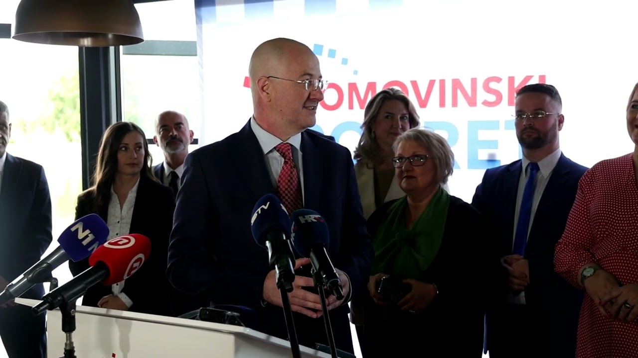 Mario Radić u Osijeku predstavio kandidate Domovinskog pokreta na narednim izborima