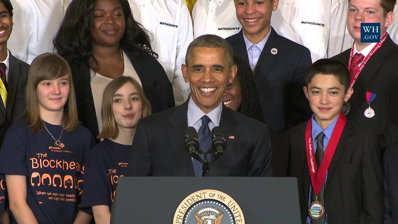 President Obama Speaks at the White House Science Fair