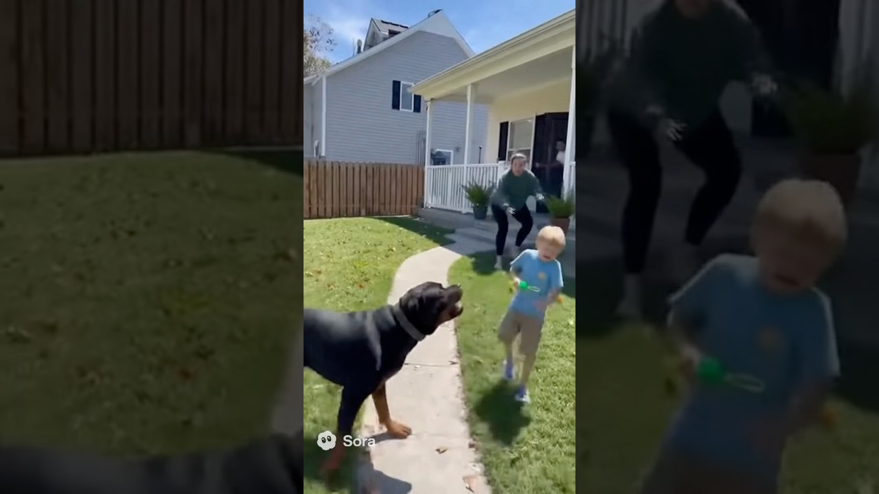 Man-Eating Dog Attacks Baby &mdash; Parents Rush to Save! 😱 | Caught on CCTV