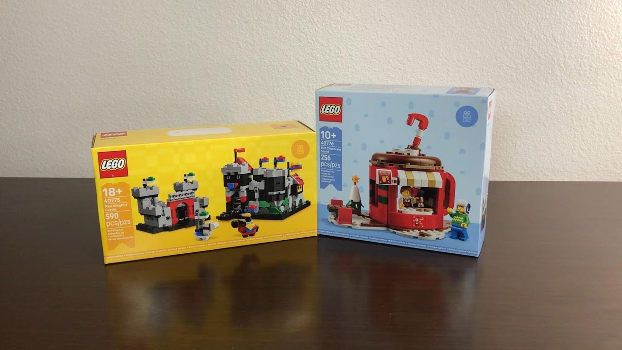 Обзор набора Lego «Подставка для горячего шоколада и мини-рыцарский замок» в качестве подарка за ...