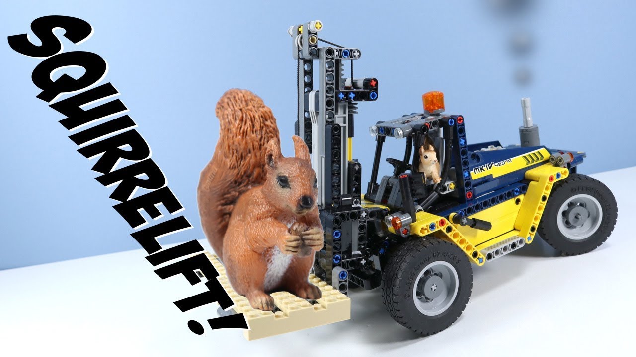LEGO Technic Heavy Duty Forklift Speed Build Review 42079