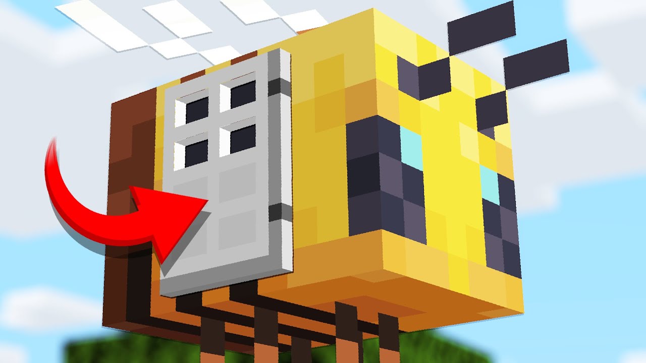 Как ЖИТЬ внутри пчелы в обновлении Minecraft 1.15