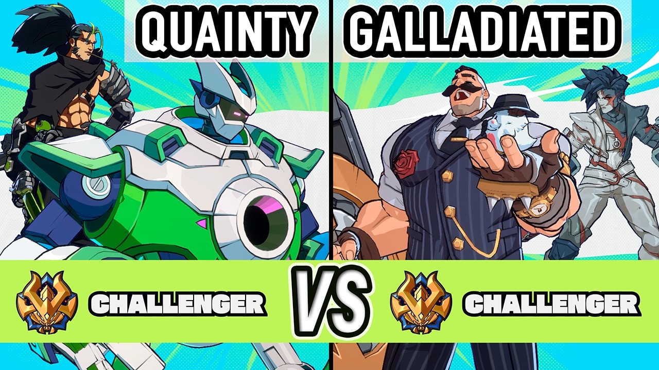 2XKO ▰ Quainty (Blitzcrank / Yasuo) vs Galladiated (Braum / Vi) ▰ High Level Gameplay