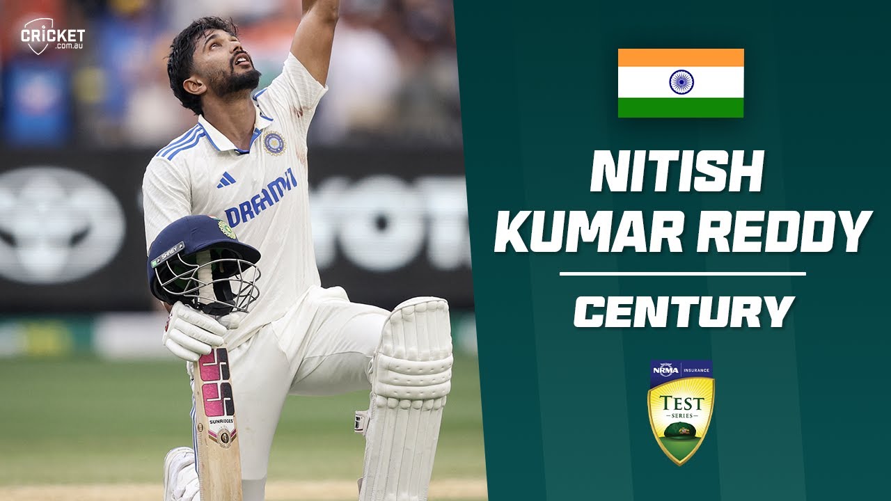 Nitish Kumar Reddy posts maiden Test century | Australia v India 2024-2025