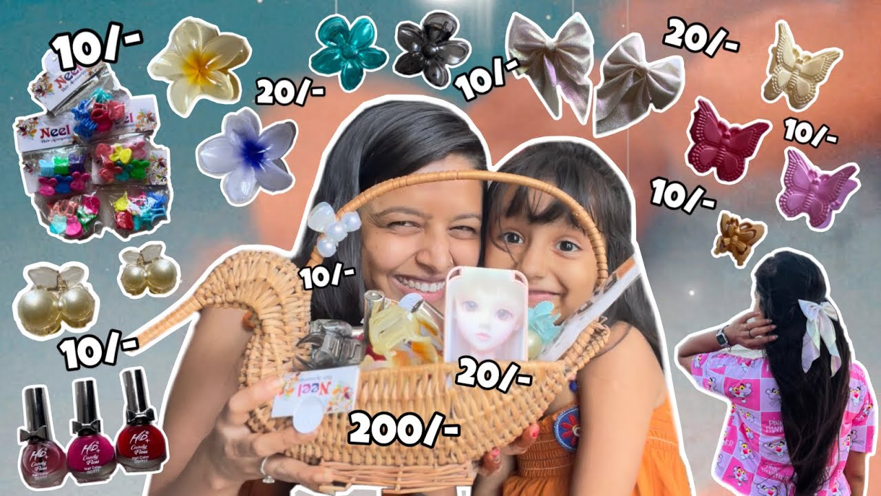 10/ & 20/- Cute Accesories | Cute Hair mAccesories | Dimple Gohel I #hairaccessories #cute