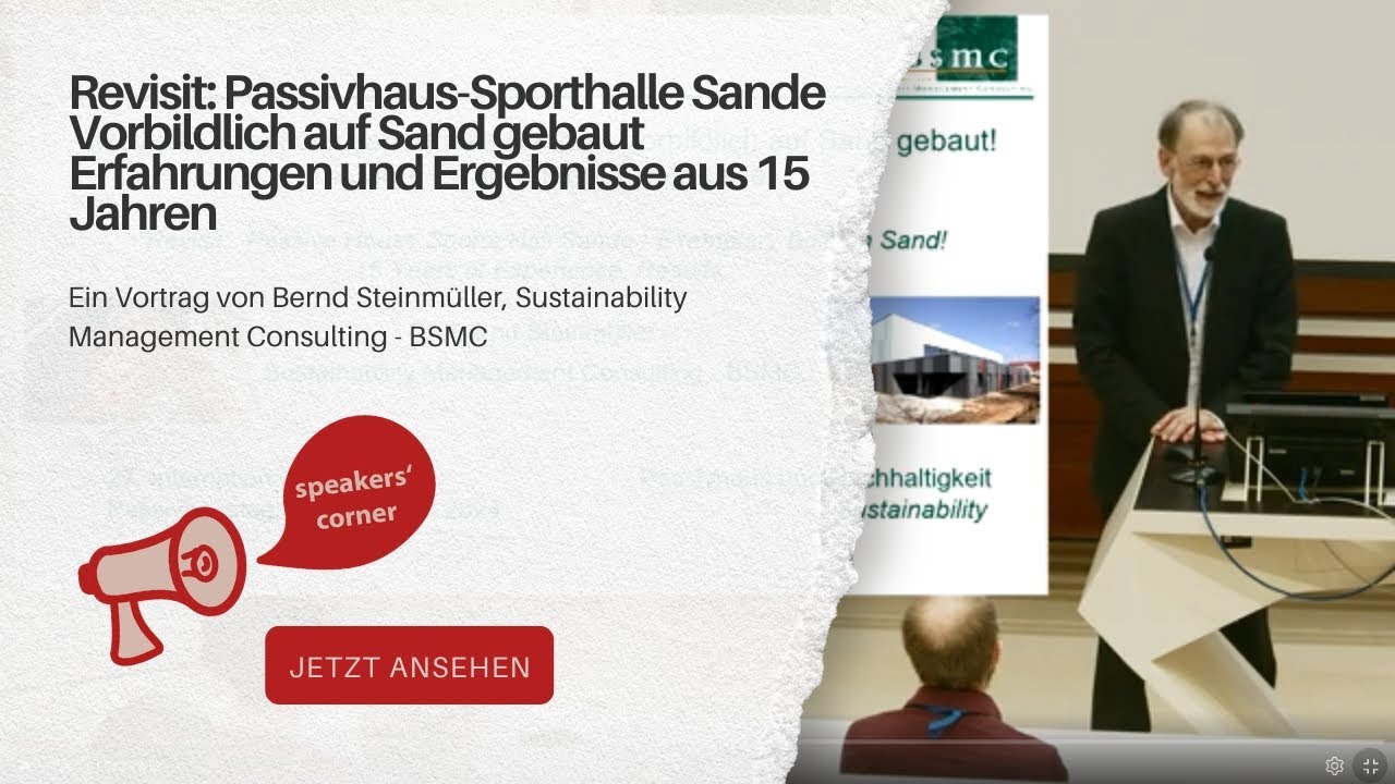 Vorbildlich auf Sand gebaut: Passivhaus-Sporthalle Sande