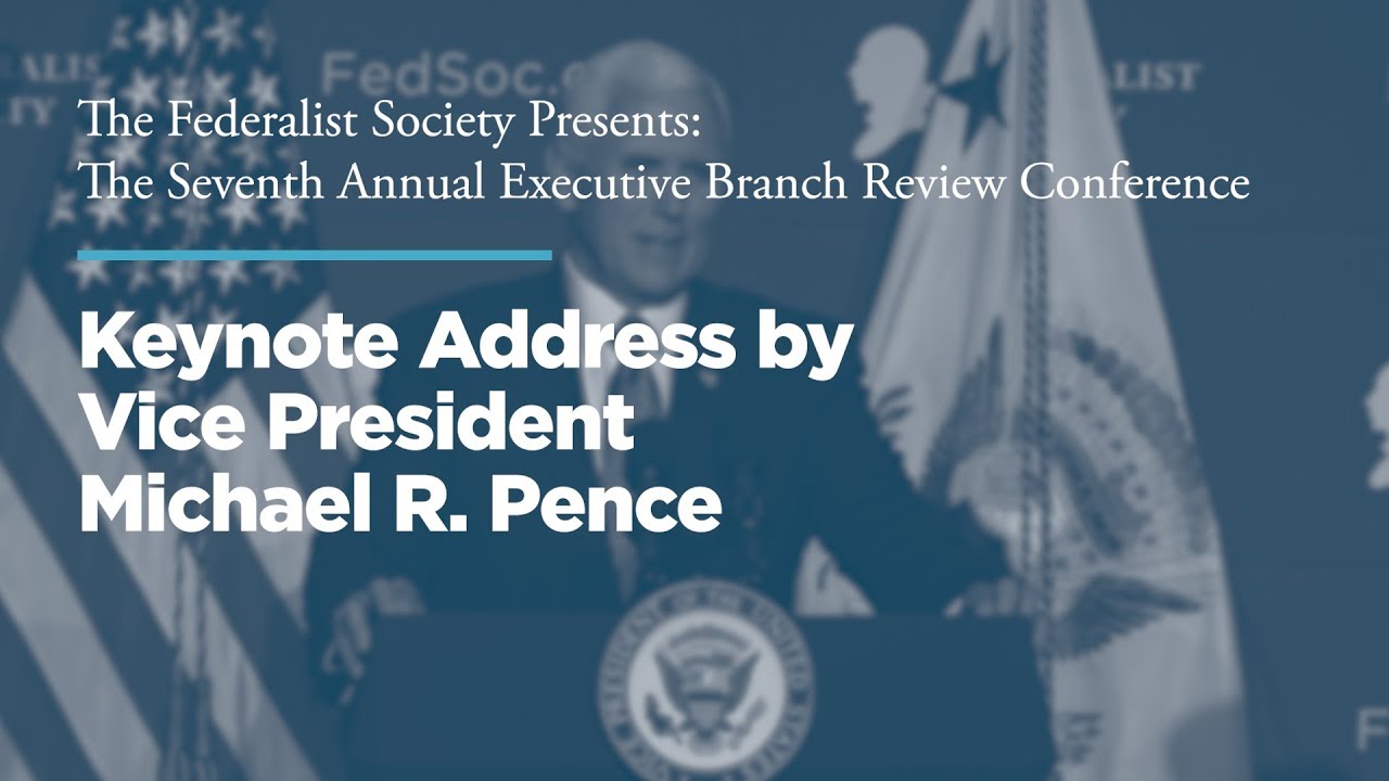 Keynote Address by Vice President Michael R. Pence [EBR 2019]