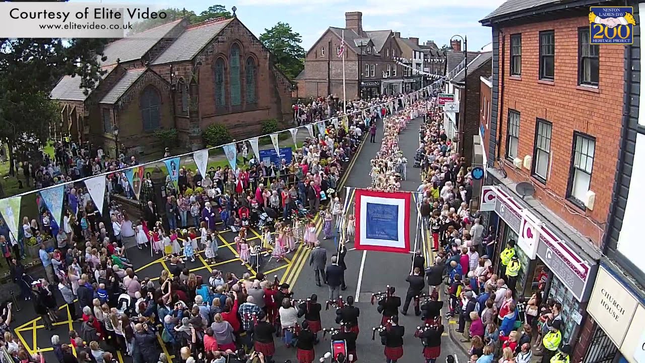 200th Year Celebration of Neston's Ladies Club Day. With Ariel Footage