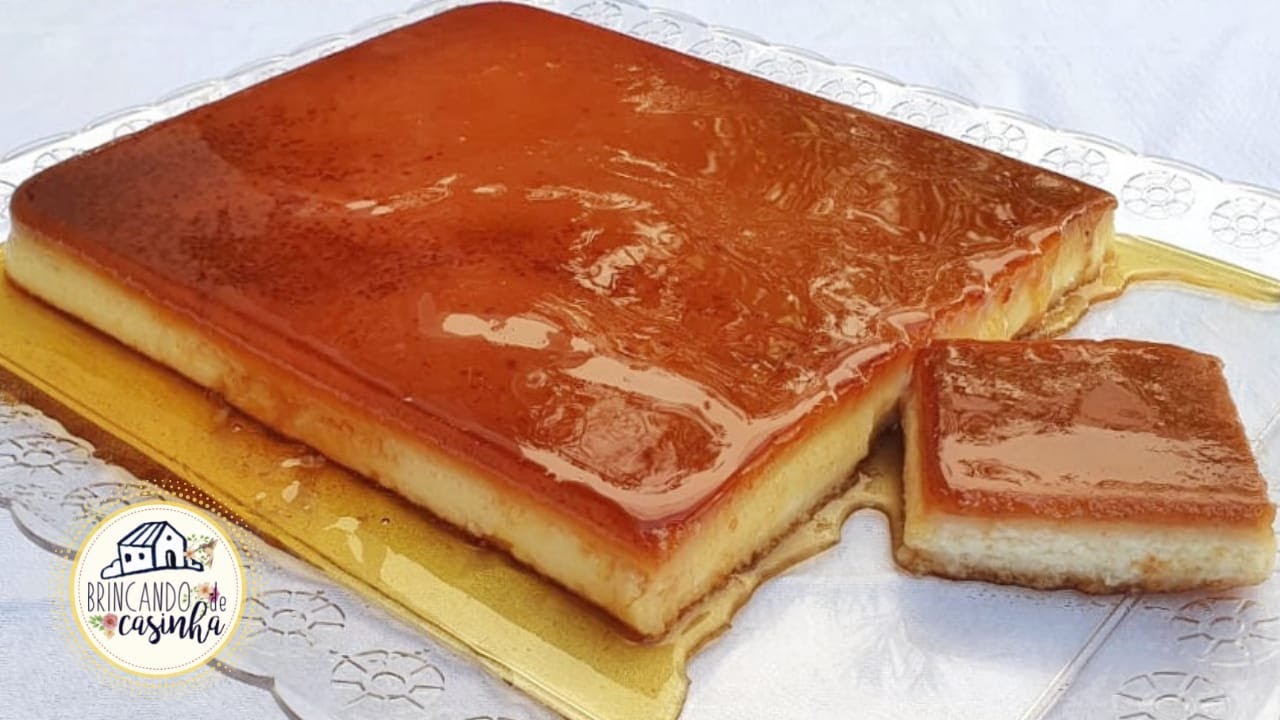 PUDIM DE PADARIA - SUPER RÁPIDO - FÁCIL - ECONÔMICO E DELICIOSO - Adriana Fernandino