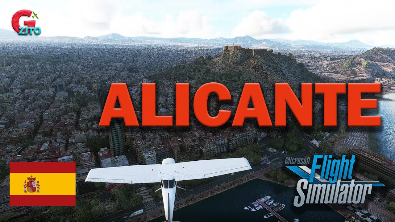 Tour sobre Alicante - (Mutxamel, Sant Joan d'Alacant) - MSFS - ULTRA 4K