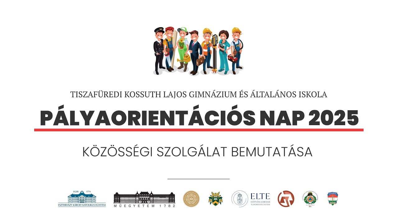 Pályaorientációs Nap 2025 -  A közösségi szolgálat bemutatása