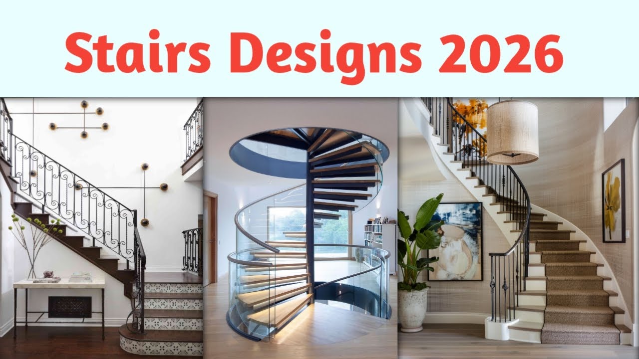 Stairs Designs 2026 || Latest Stairs Designs 2026 || 2026 modern stairs Designs #stairs #staircase