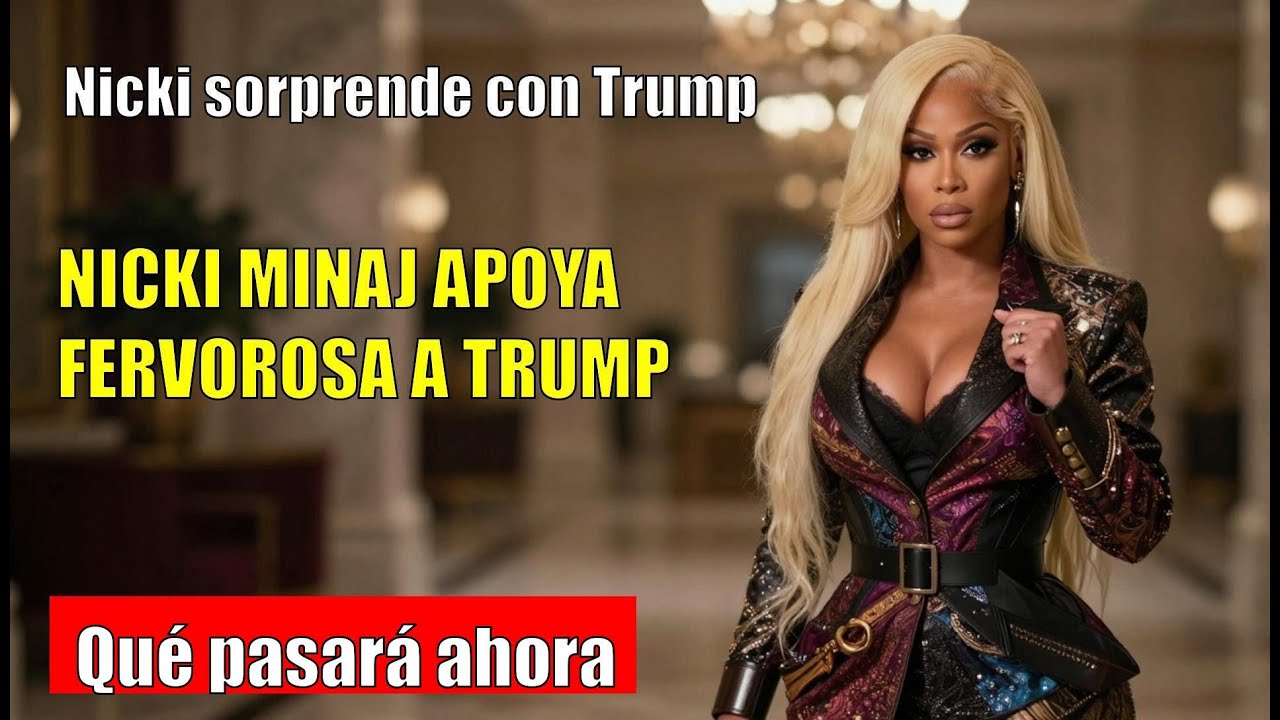 NICKI MINAJ defiende a Trump: ¿Estrategia o Convicción?