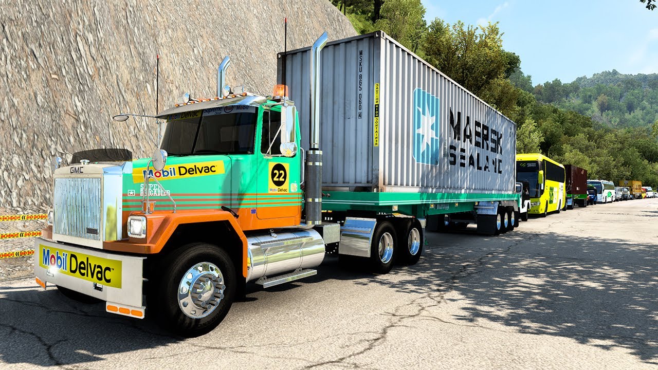 Tracto Mulas SUPER BRIGADIER La Pintada Colombia _ American Truck Simulator Mods 1.45