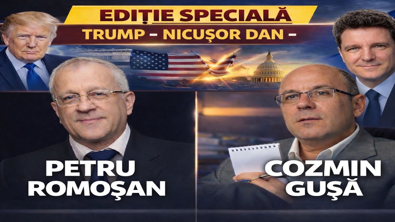 EDITIE SPECIALA TRUMP- NICUSOR DAN CU COZMIN GUSA SI PETRU ROMOSAN|Dan Diaconescu