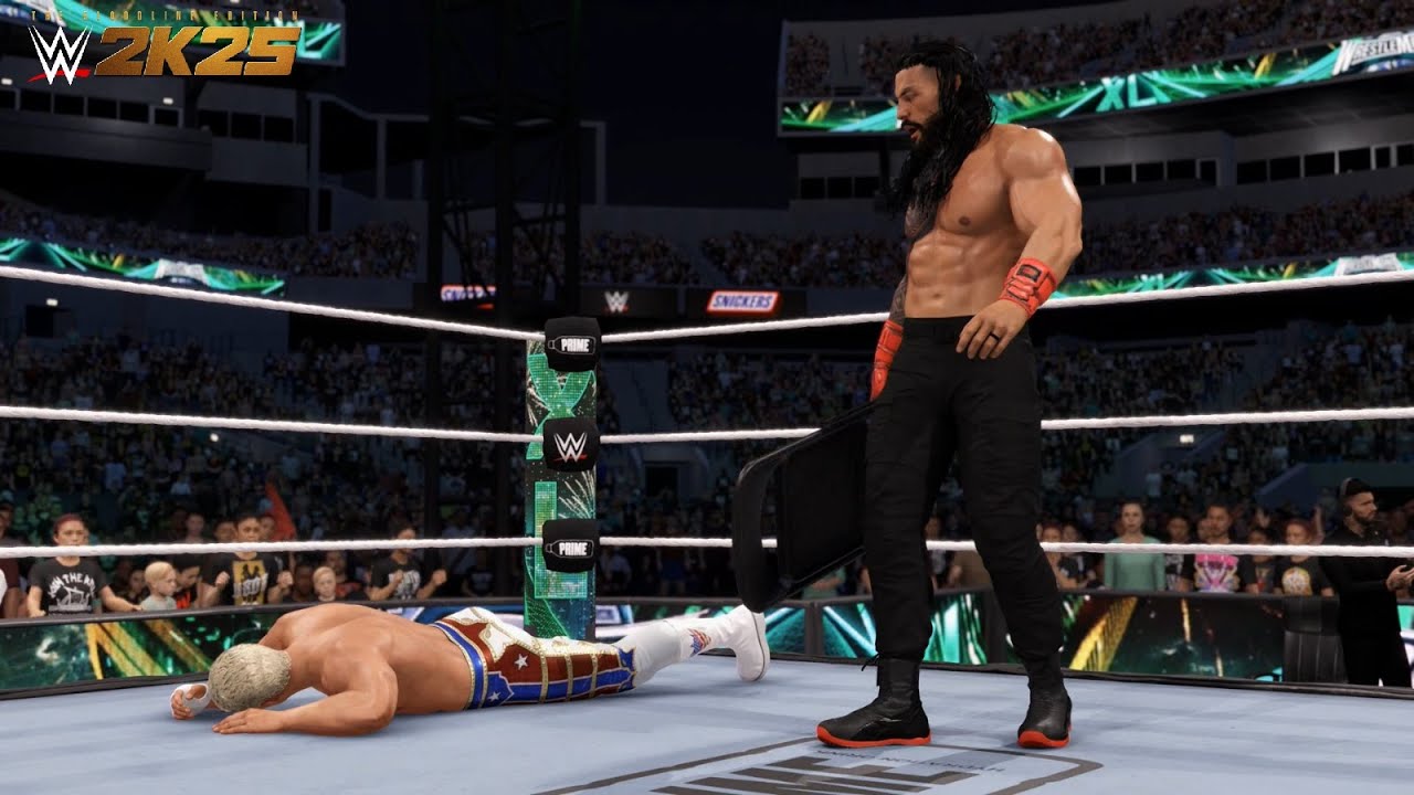 WWE 2K25 - Roman Reigns vs. Cody Rhodes | WWE Championship  (Bloodline Dynasty Showcase Mode)