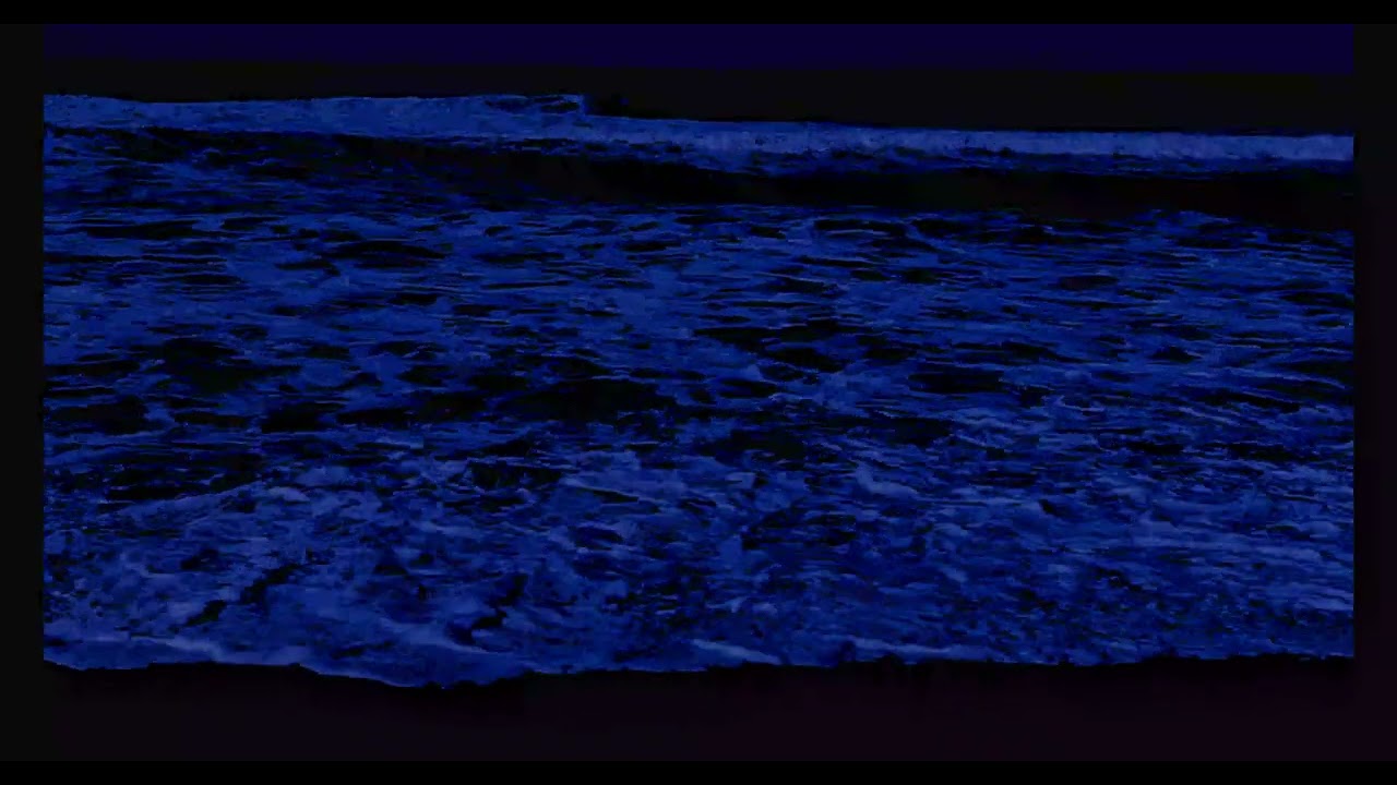 Nightfall Ocean Waves for Deep Rest | Rolling Waves Sound for Deep Sleep and Peaceful Mind