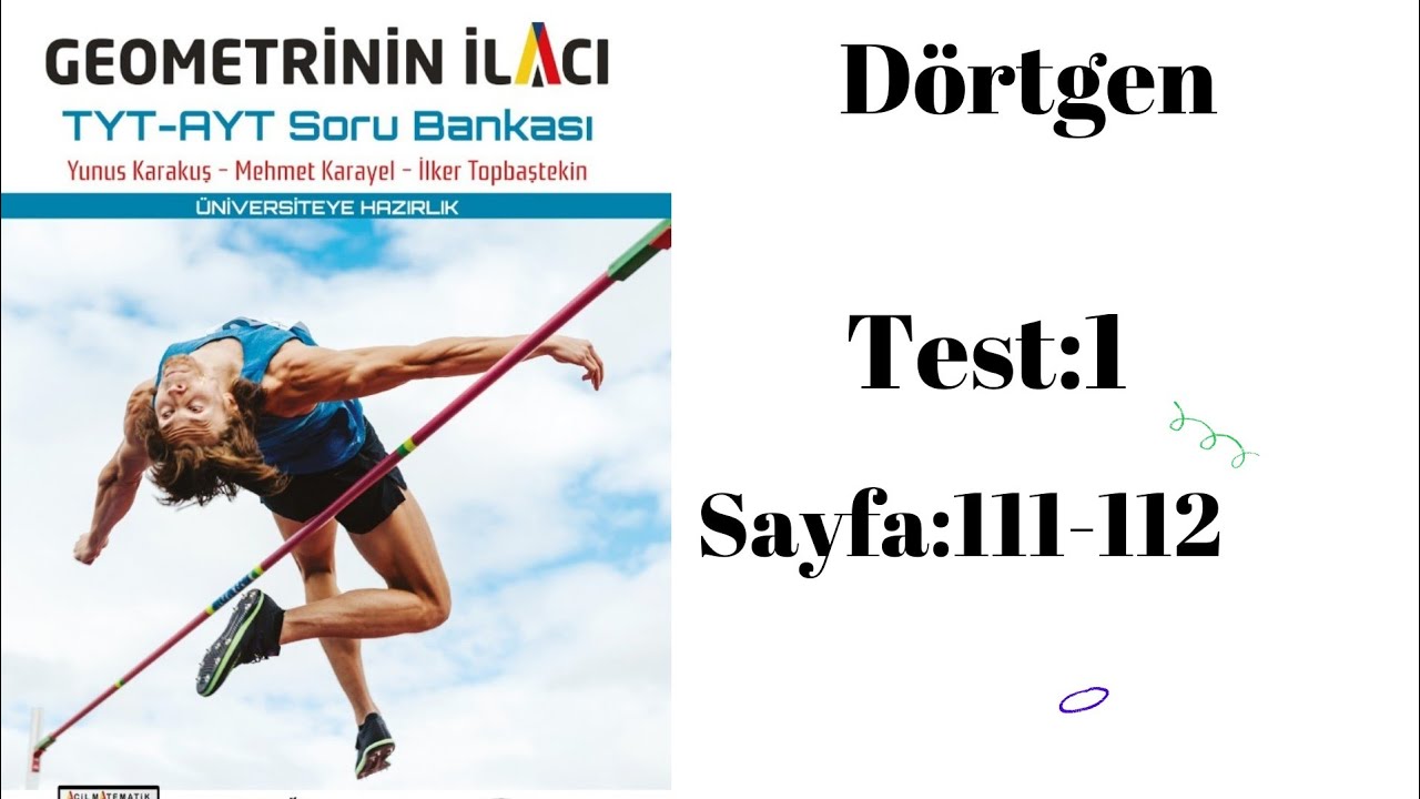 ACİL YAYINLARI GEOMETRİNİN İLACI TYT SORU BANKASI Dörtgenler test:1