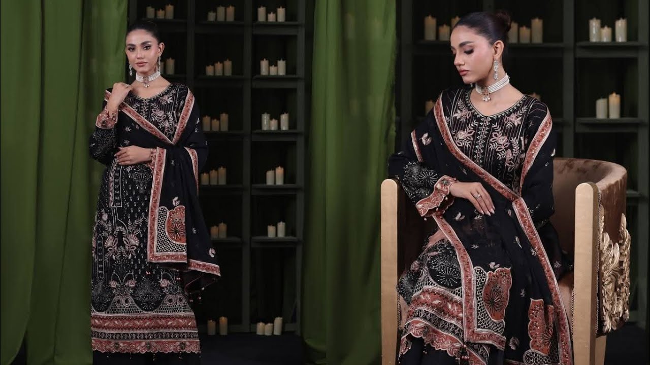BIN HAMEED – UKASHA (Vol. 2) Premium Luxury Embroidered Chiffon CollectionIntroducing Ukasha Vol.2