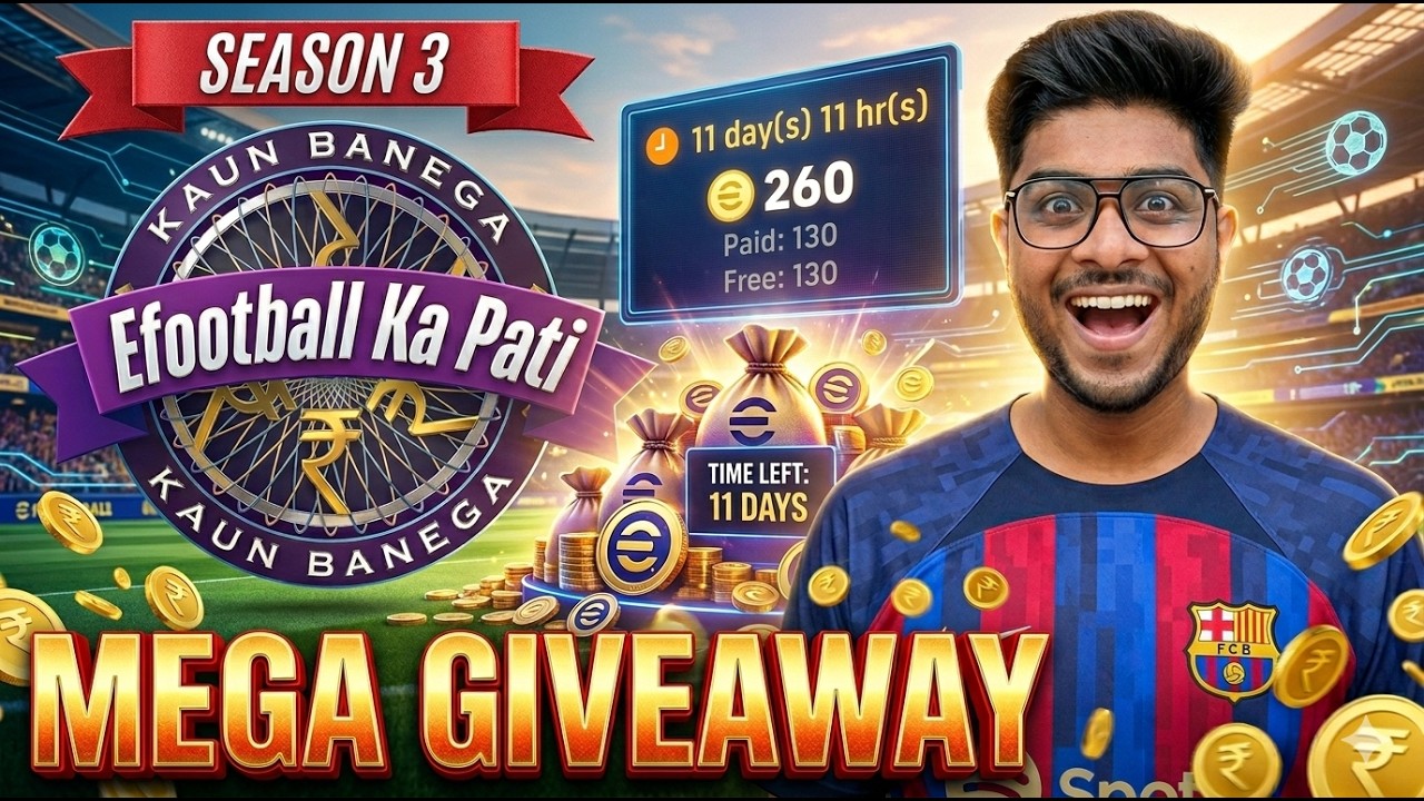 Free Coin Giveaway KBEF Season 3 #efootball #live