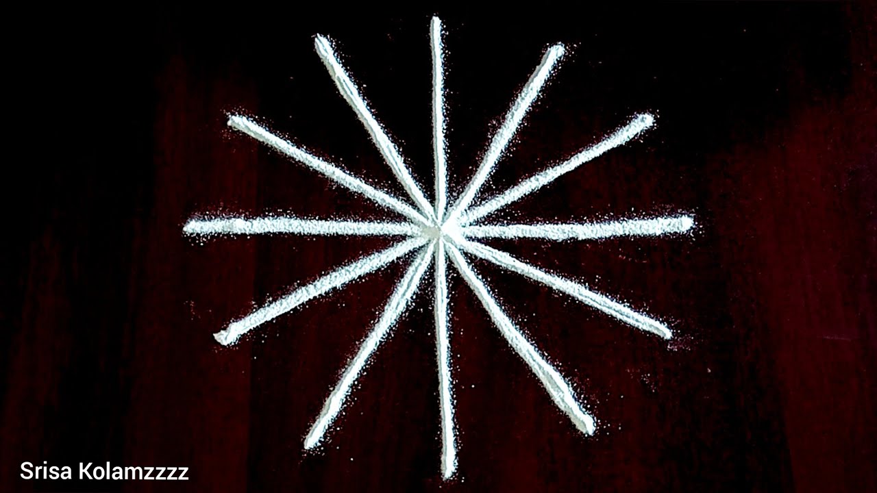 805. Varalakshmi Pooja special Flower Padi Kolam /Aadi Madha Aadivelli Special Rangoli / Easy muggu