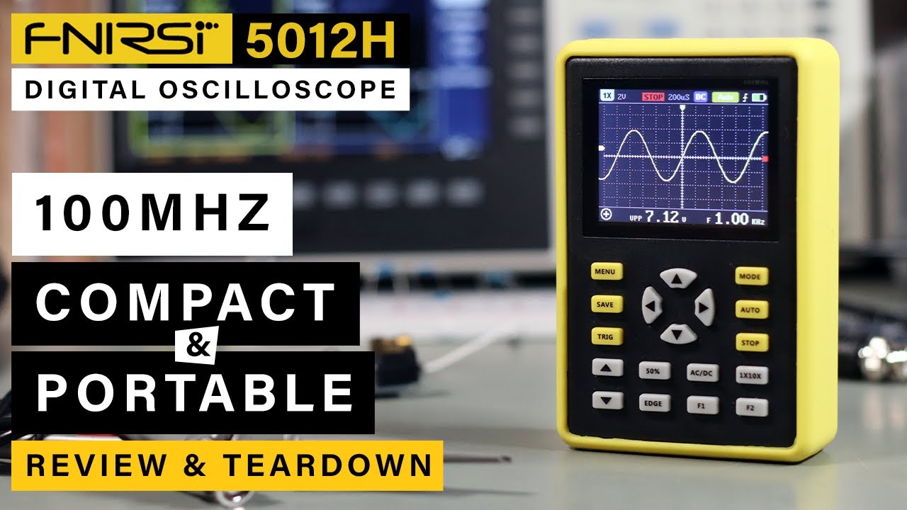 FNIRSI 5012H Handheld Oscilloscope ⭐ 100 Mhz  ⭐ Fast, Compact & Portable