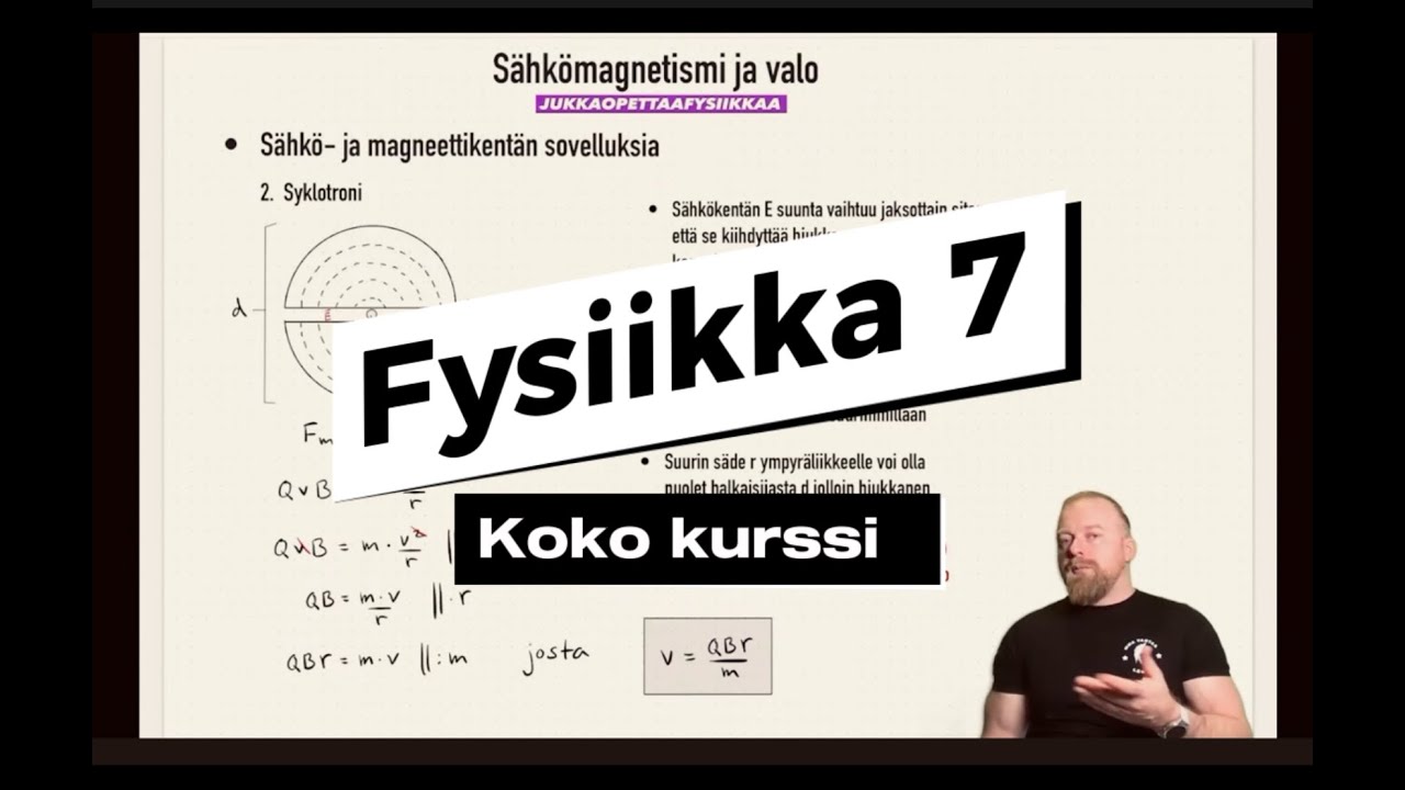 💎 Lukion Fysiikka 7 tiivistelm&auml;! FY7 - katso description!