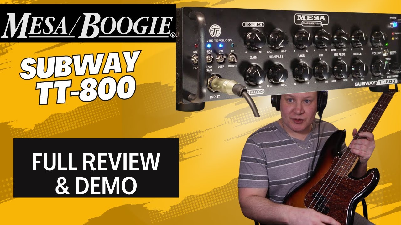 Mesa/Boogie SUBWAY TT-800 Full Review and Demo