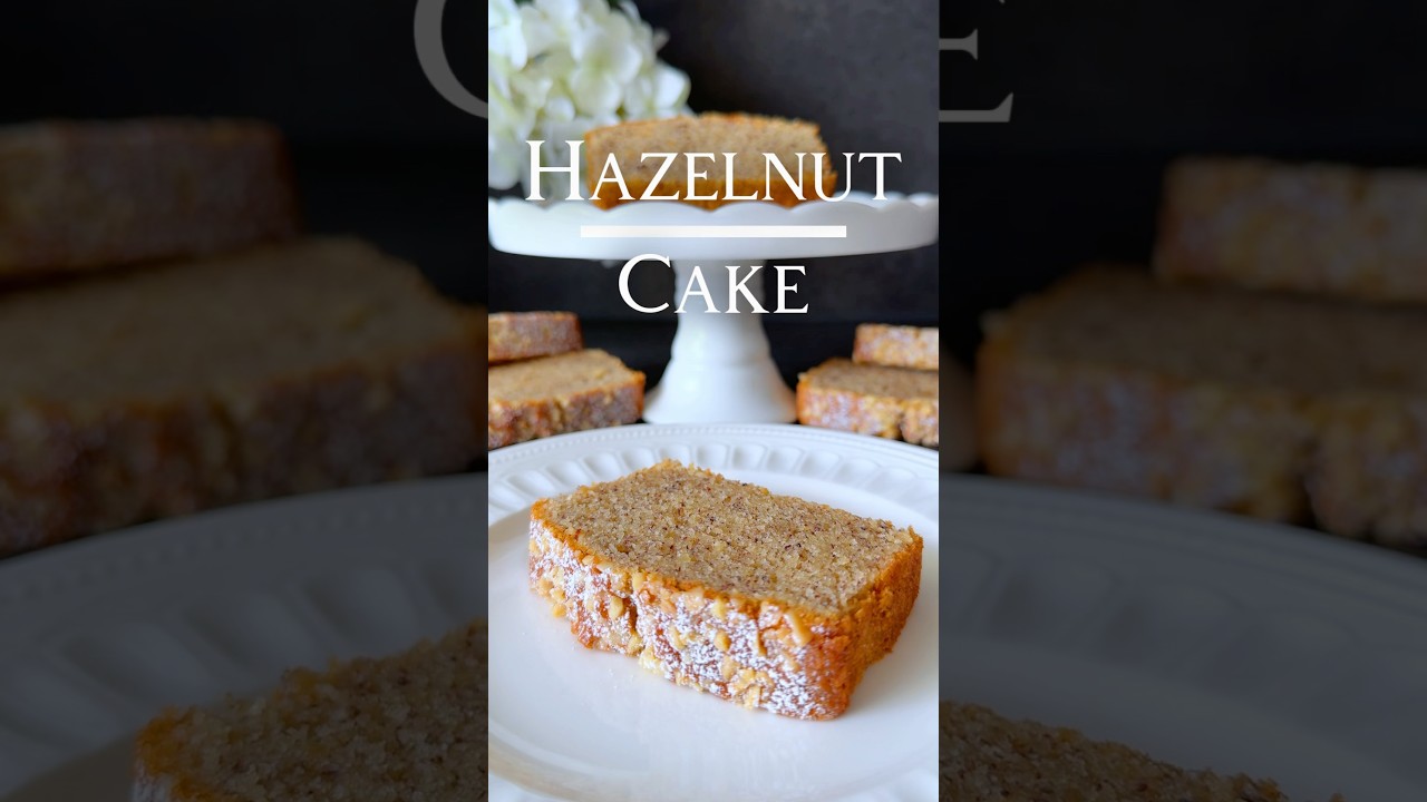 Ad | Hazelnut Cake Recipe 🌰🤍 (in the Caption) #hazelnut #cake #recipe