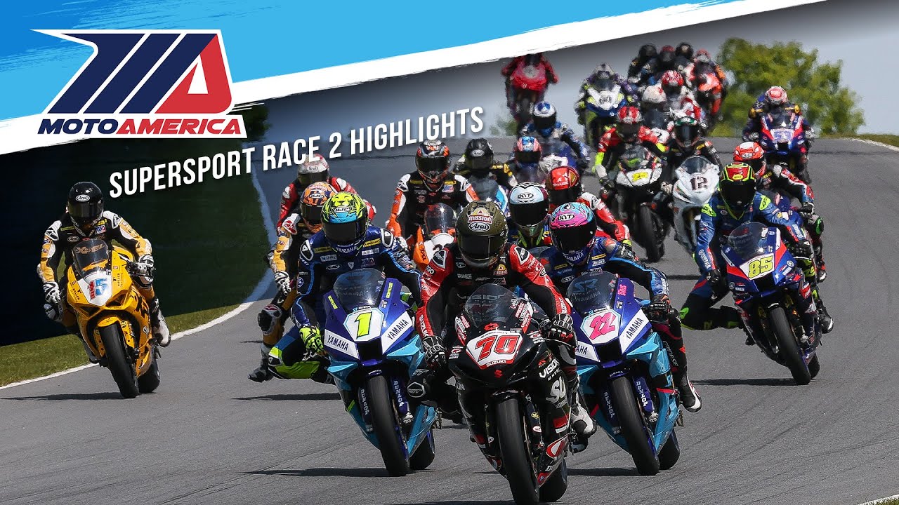 Motovation Supersport Race 2 at Road America 2025 - HIGHLIGHTS | MotoAmerica