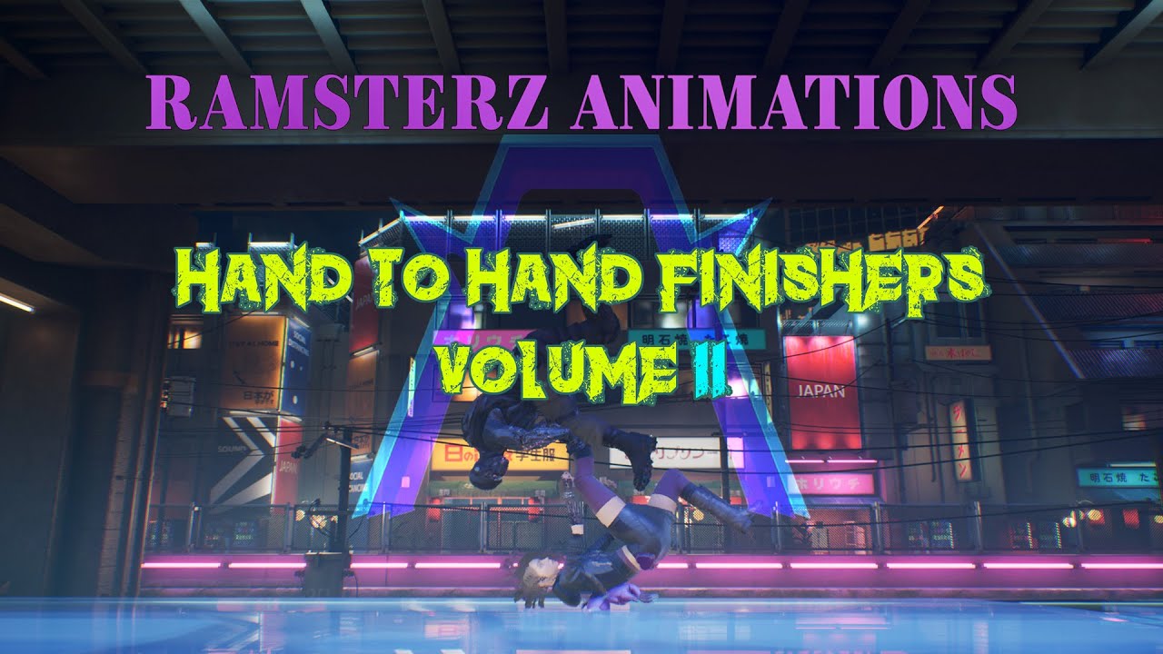 Hand to Hand Finishers Volume 2 - Animations for Unreal Engine or Unity (Finishing moves)