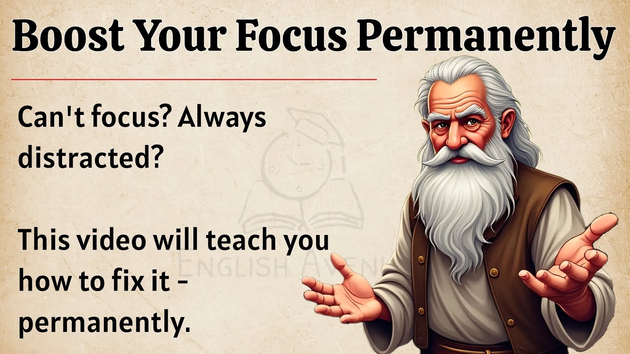 How to Boost Your Focus Permanently || Graded Reader || Improve Your English Skills ✅