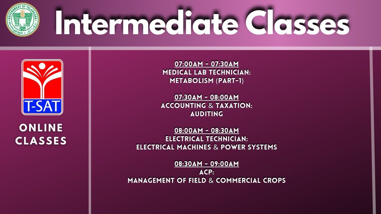 T-SAT | Intermediate Online classes | 06.07.2021
