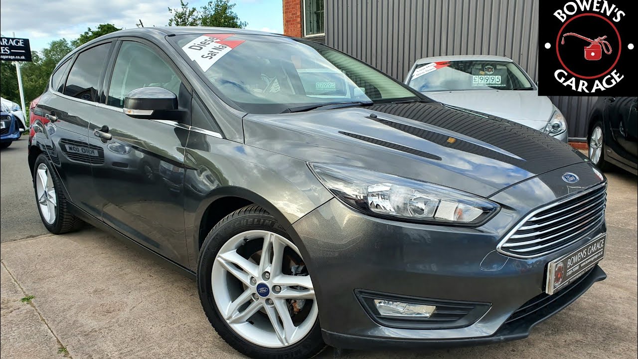 2017 Ford Focus 1.5 TDCi Zetec Edition 5Dr in Magnetic Grey. 32k miles. 3 Services. Sat Nav. £9995