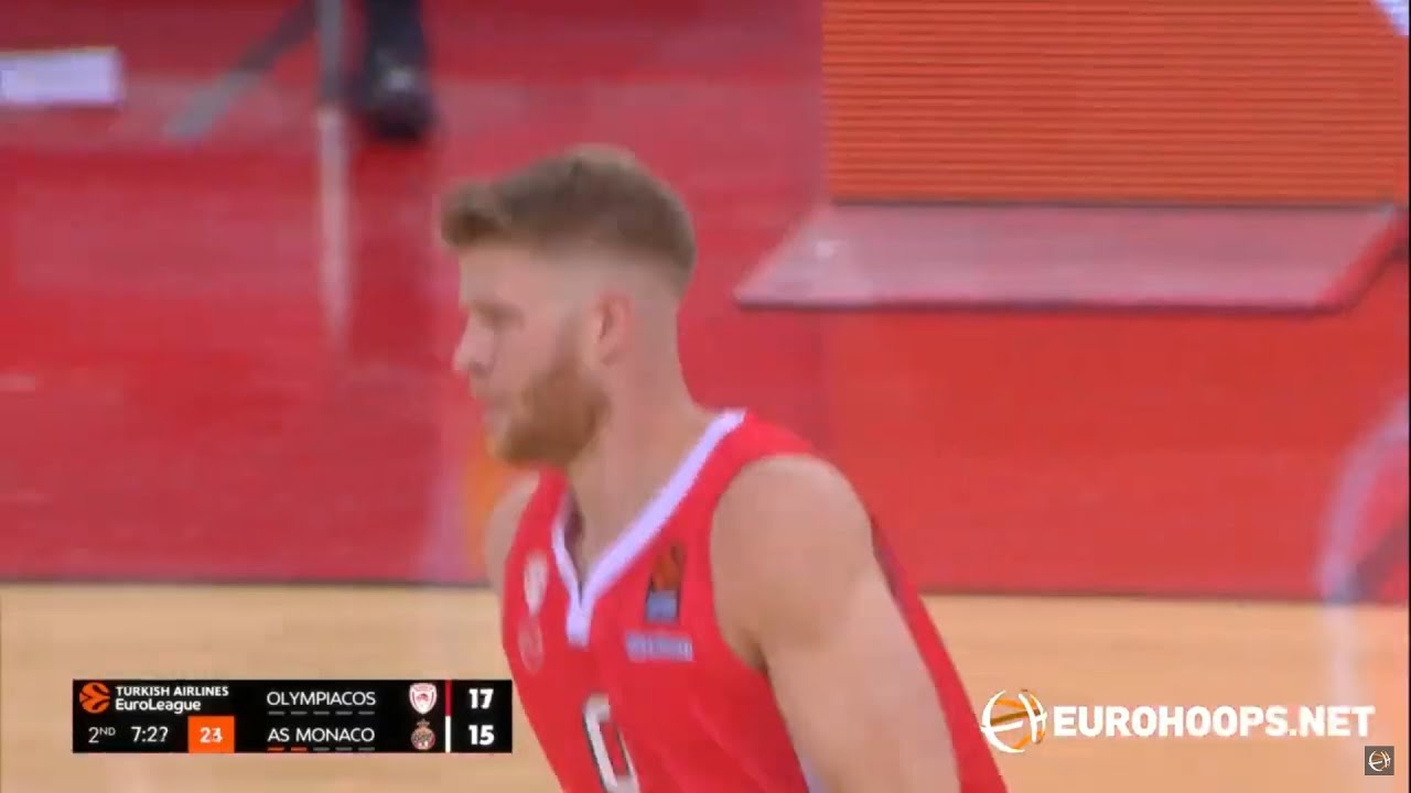 Olympiacos-AS Monaco 71-54: Thomas Walkup (11 points, 4 steals)