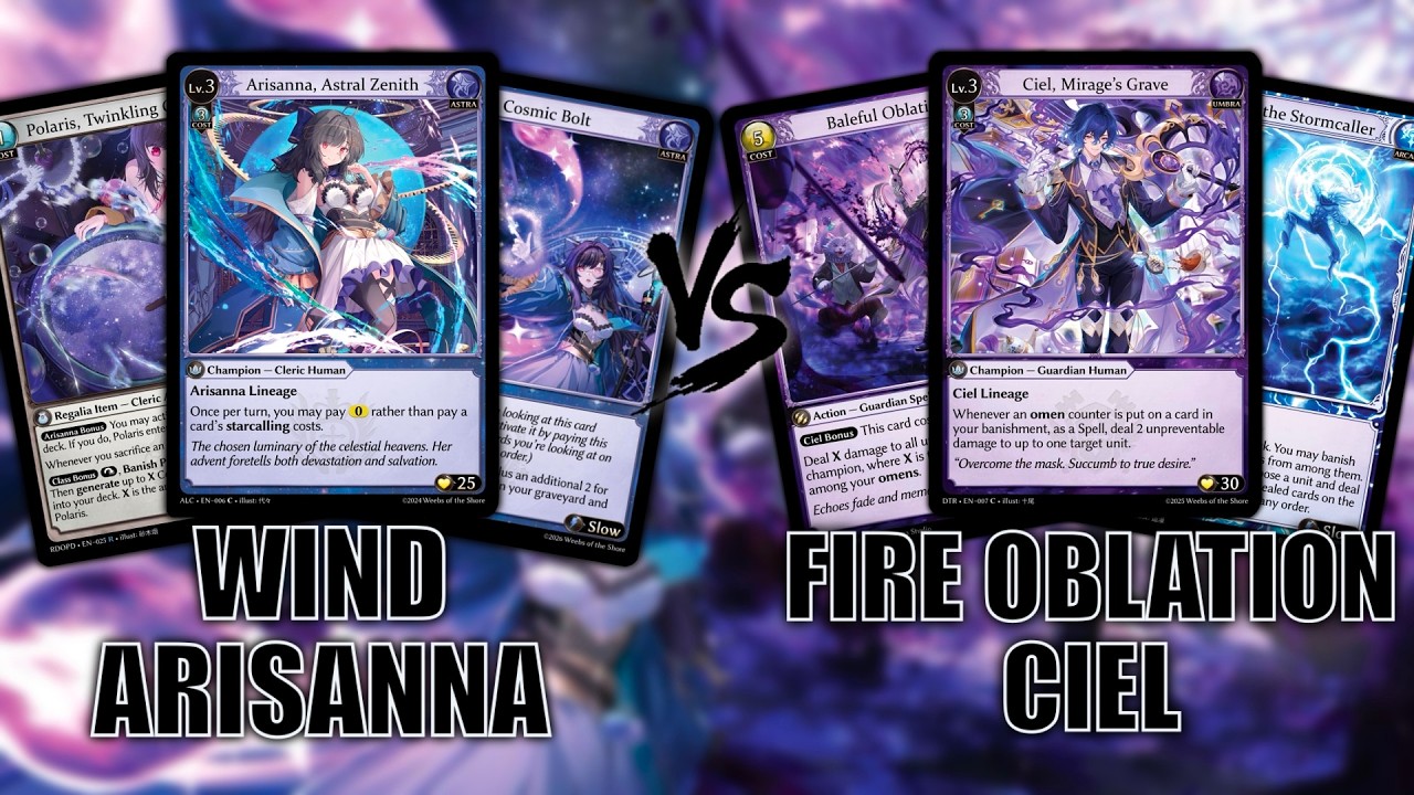 Огненное жертвоприношение Сиэль против фрагментированной ветра Арисанны | Геймплей Grand Archive