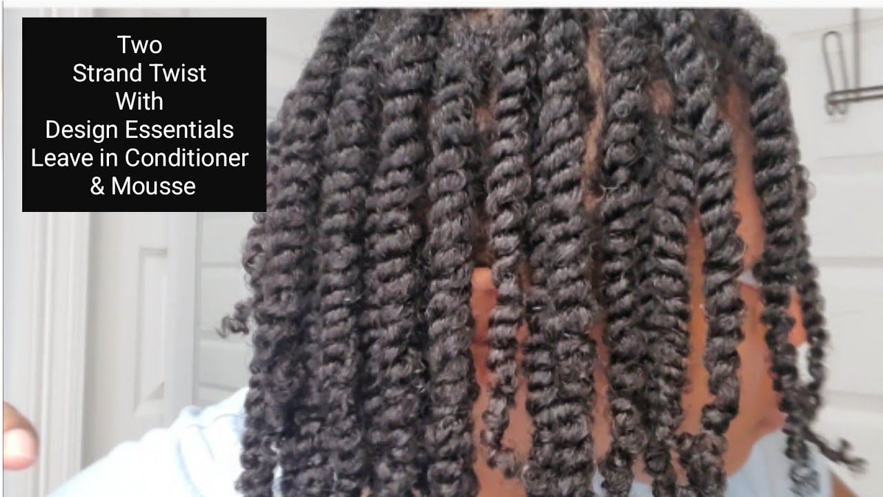 Честный обзор: две пряди, мусс Design Essentials и несмываемый кондиционер (не спонсируемый)