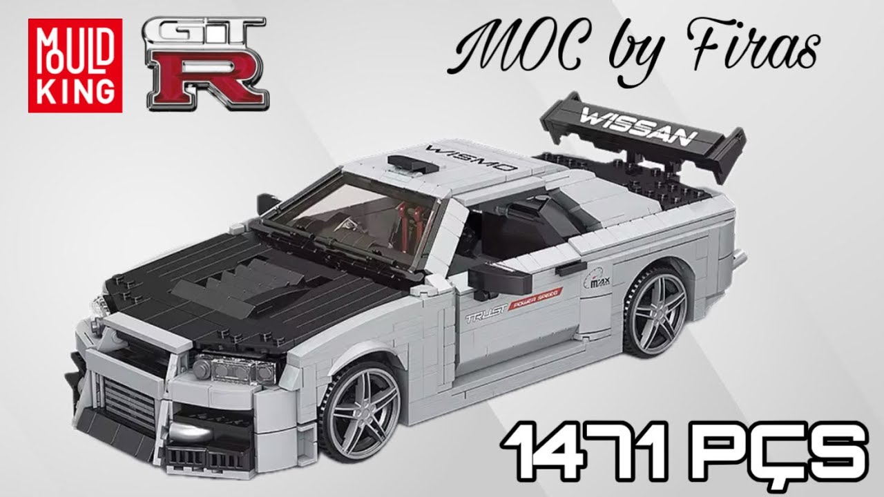 GTR Skyline R34 Mould King 1471 peças MOC by Firas_Legocars