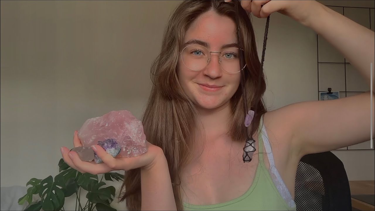 ASMR my crystal collection