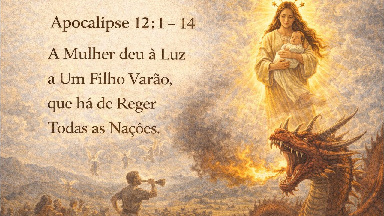 Apocalipse 12:1 - 14  - A Mulher deu a Luz a Um Filho Varão que há de Reger Todas as Nações