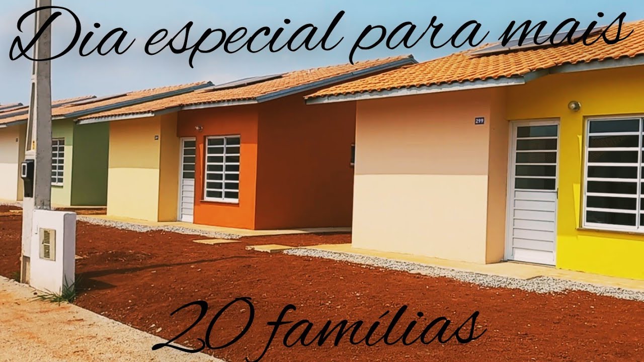 Casas CDHU sendo entregues no bairro  cercadinho em Capela do Alto