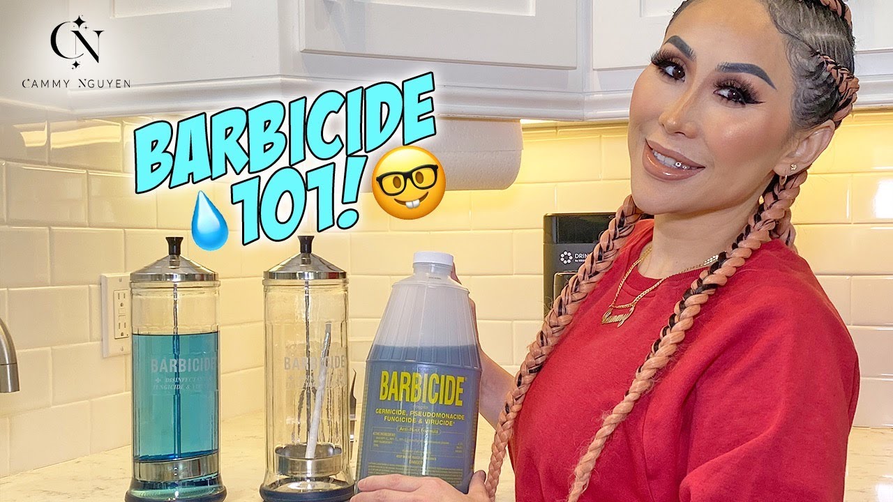 How to Sanitize your Eyelash Tools using Barbicide | Cammy Nguyen