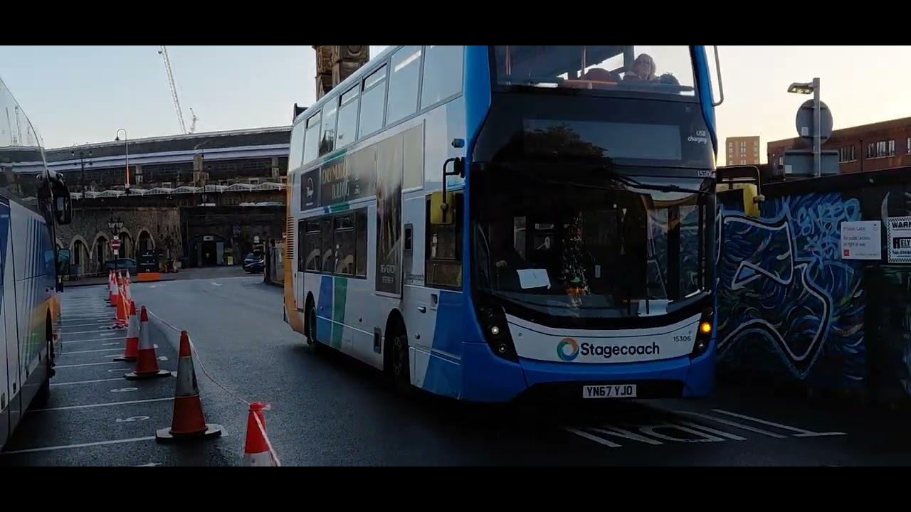 Stagecoach South West on rail replacement bus service 