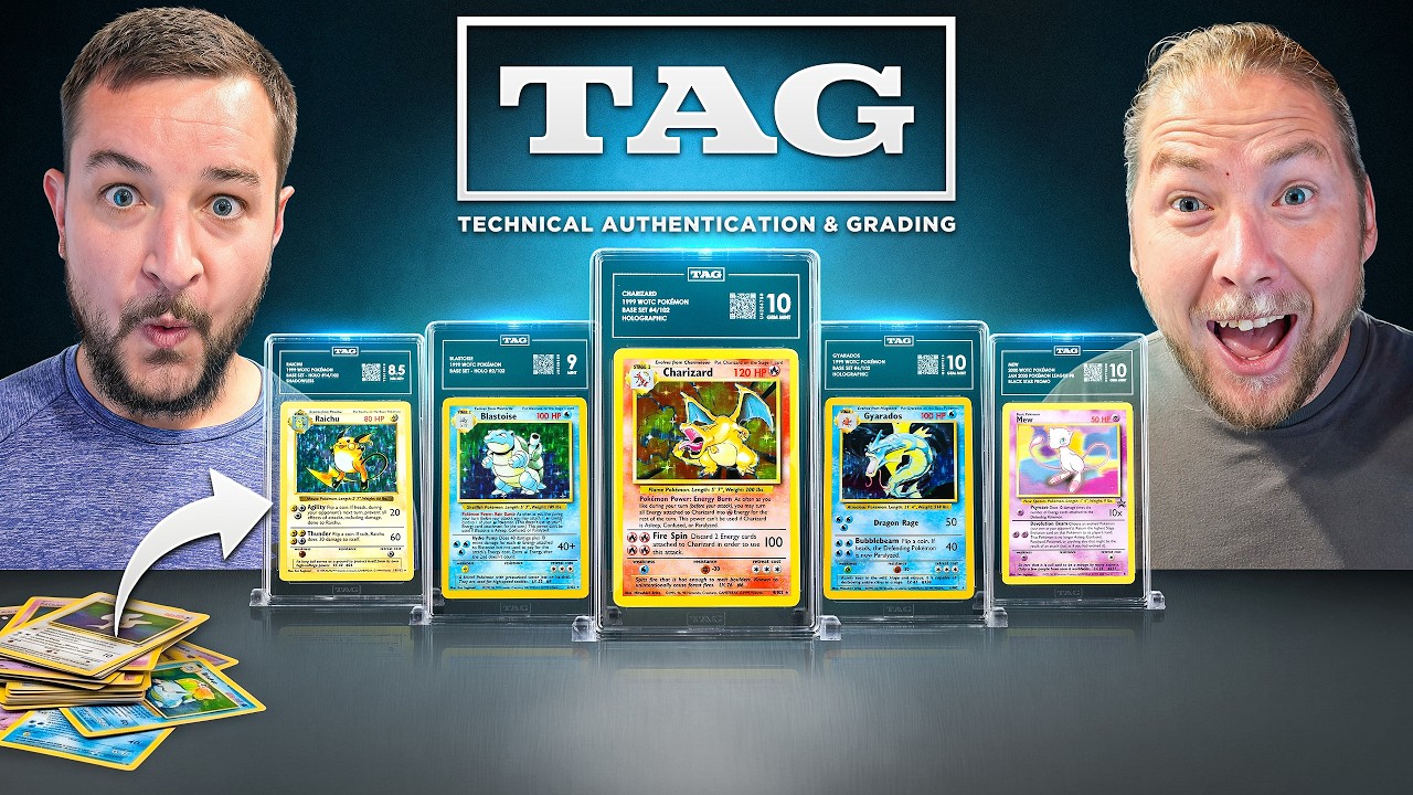 Винтажные карты Pok&eacute;mon против грейдинга TAG